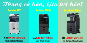 Giá thuê máy Photocopy tháng 9